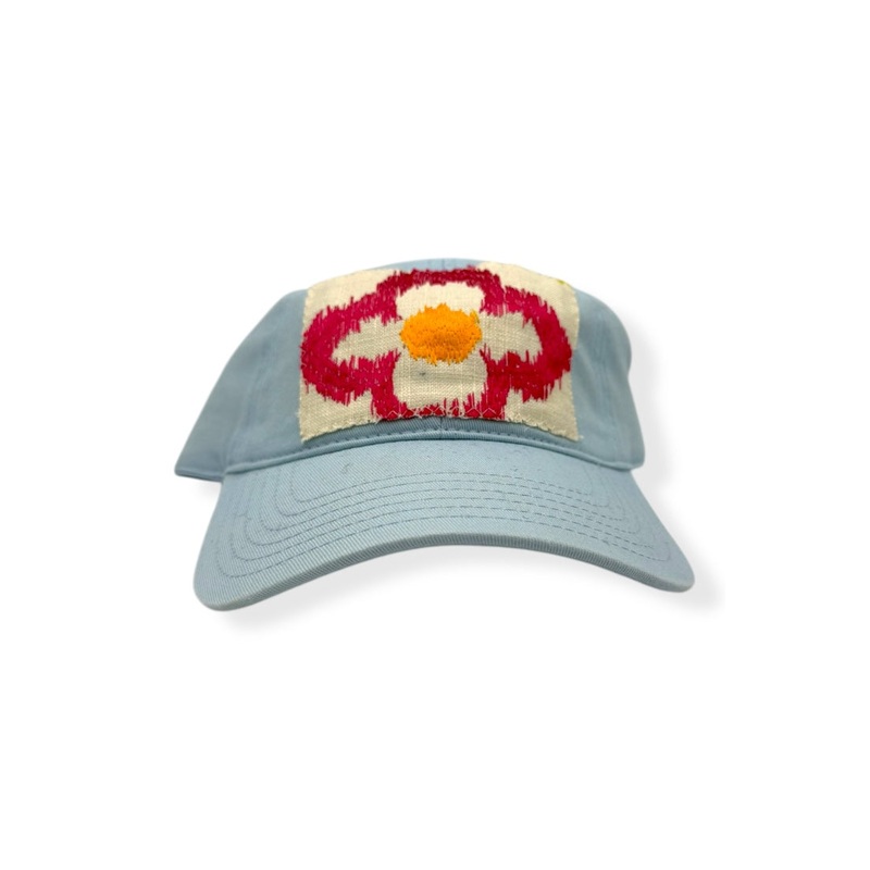 Kilim Baseball Hat – Pale Blue 46