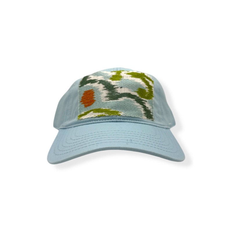 Kilim Baseball Hat – Pale Blue 60