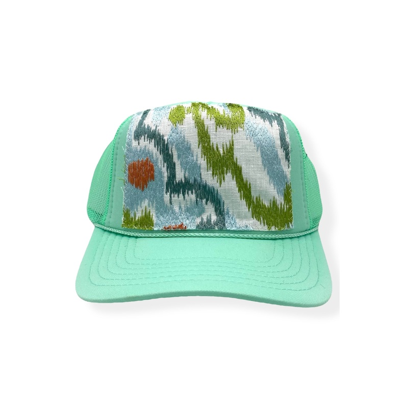 Kilim Trucker Hat – Seafoam 105
