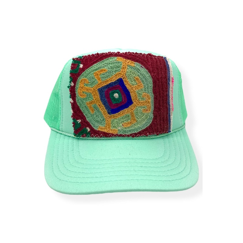 Kilim Trucker Hat – Seafoam 116