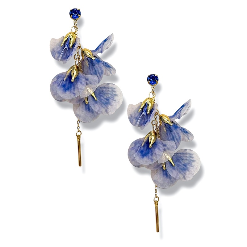 Krissy Petal Fringe Earrings *Final Sale*