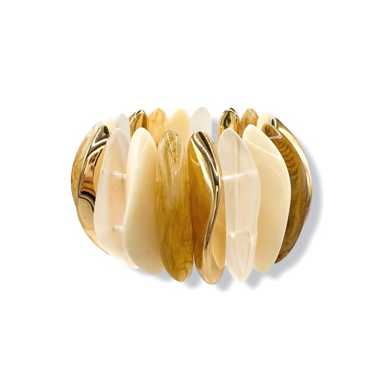Oh The Edge White Stretch Bracelet