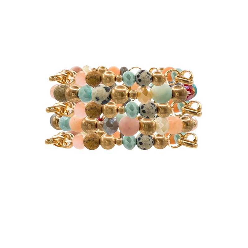 Out In The Blue Multi Bracelet Set