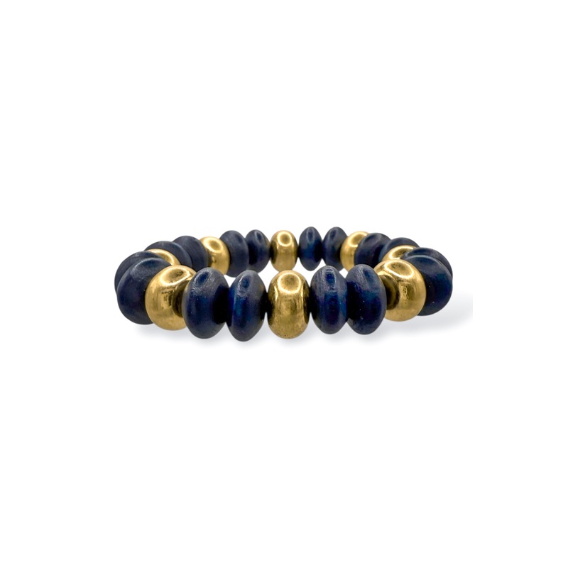 Best Advice Navy Beaded Bracelet