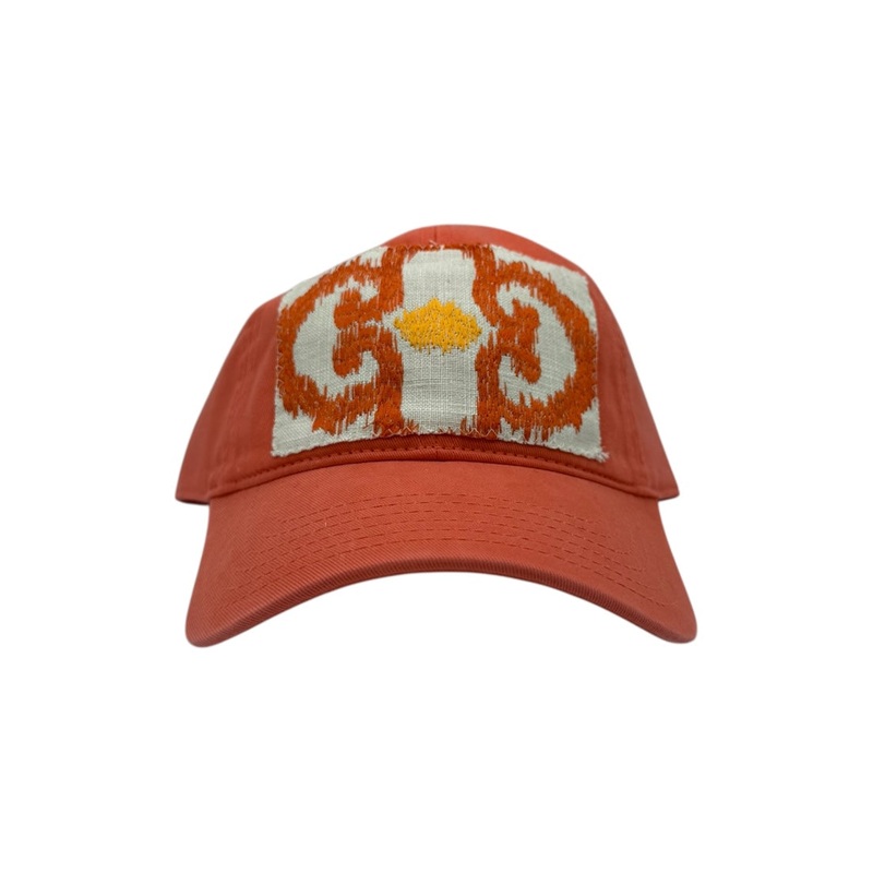 Kilim Baseball Hat Coral 35