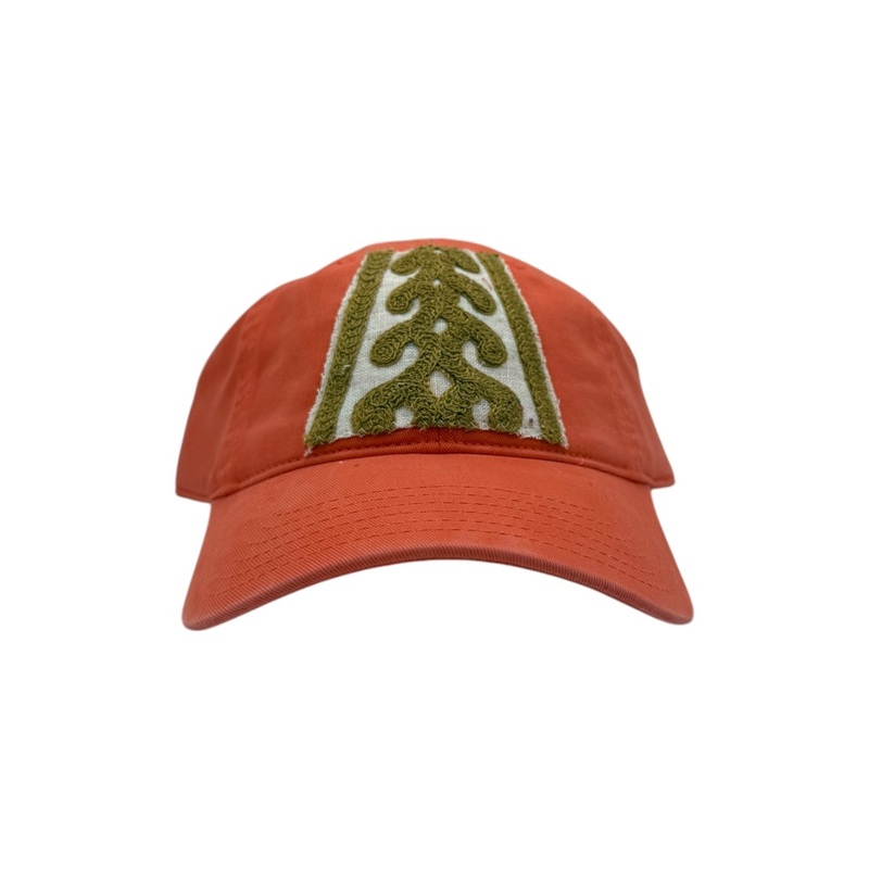 Kilim Baseball Hat Coral 36