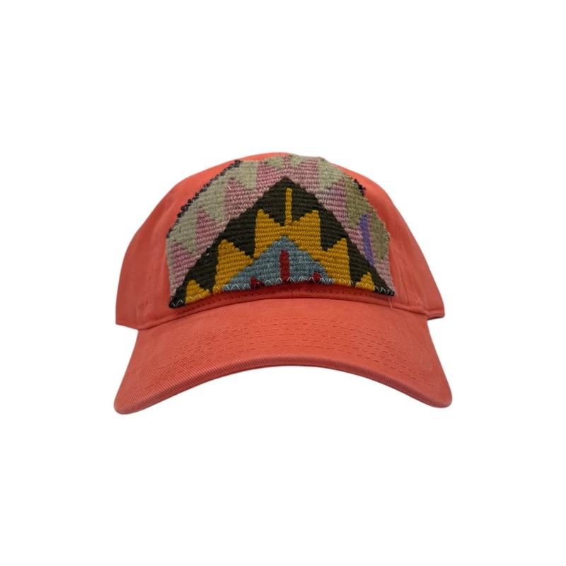 Kilim Baseball Hat Coral 40