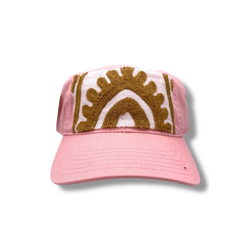 Kilim Baseball Hat – Pale Pink 32