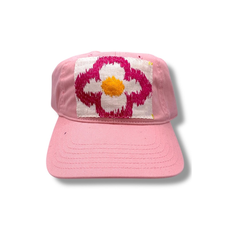 Kilim Baseball Hat – Pale Pink 38