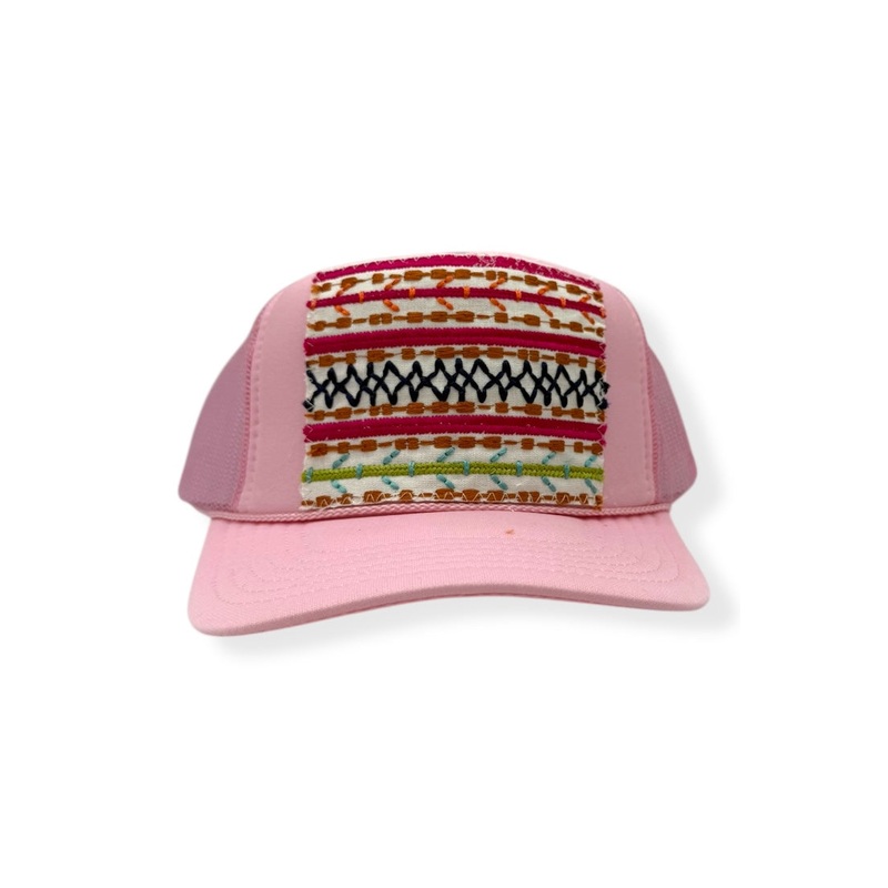 Kilim Trucker Hat – Baby Pink 111 *Final Sale*