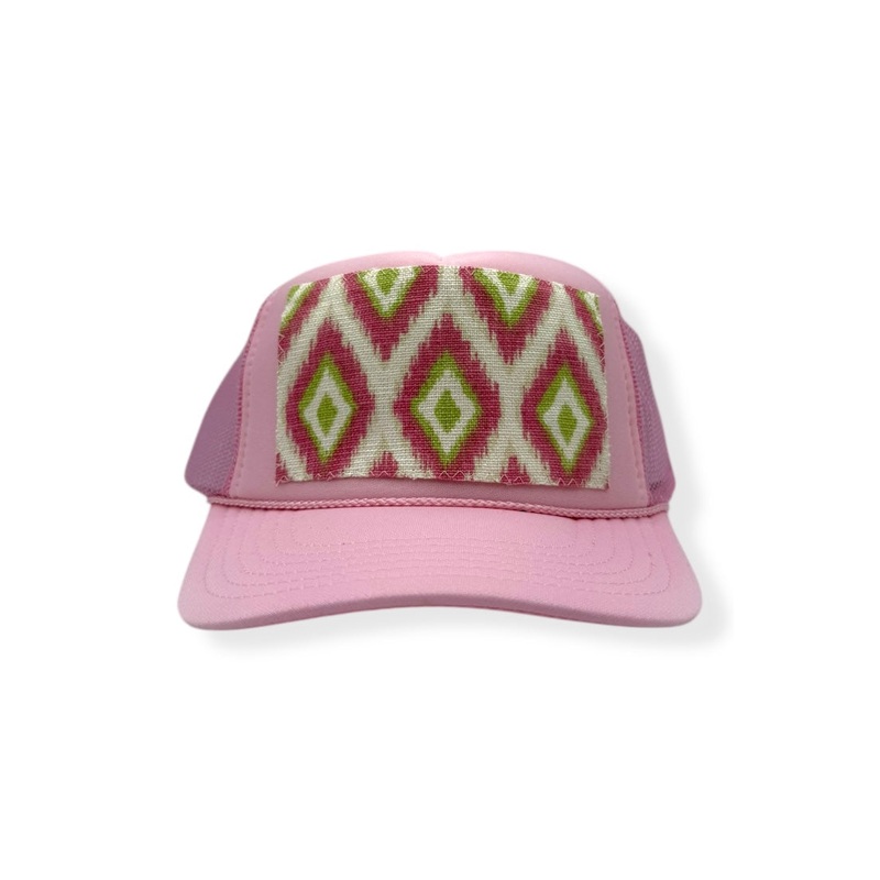 Kilim Trucker Hat – Baby Pink 150
