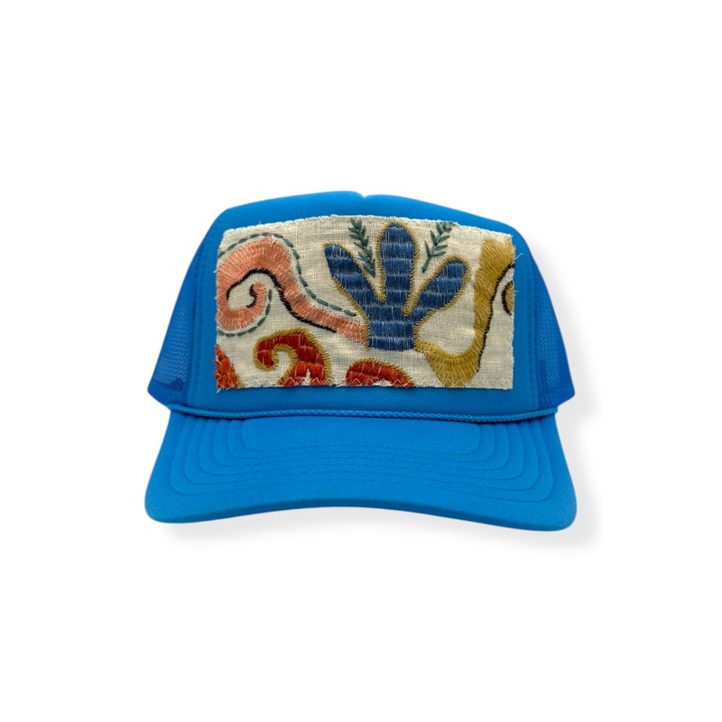 Kilim Trucker Hat – Electric Blue 32