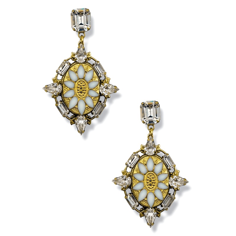 YOCHI Crystal Drop Earring