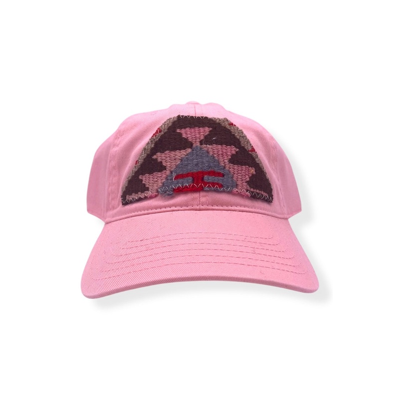 Kilim Baseball Hat – Pale Pink 13
