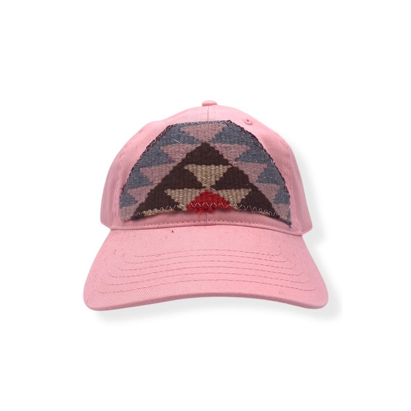 Kilim Baseball Hat – Pale Pink 17