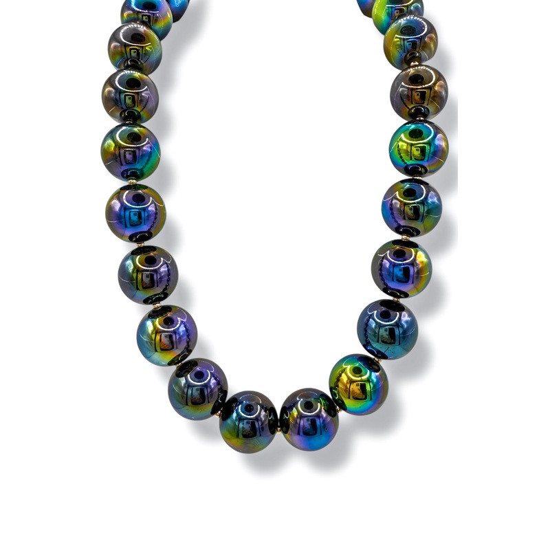 Afterglow Black Abalone Necklace
