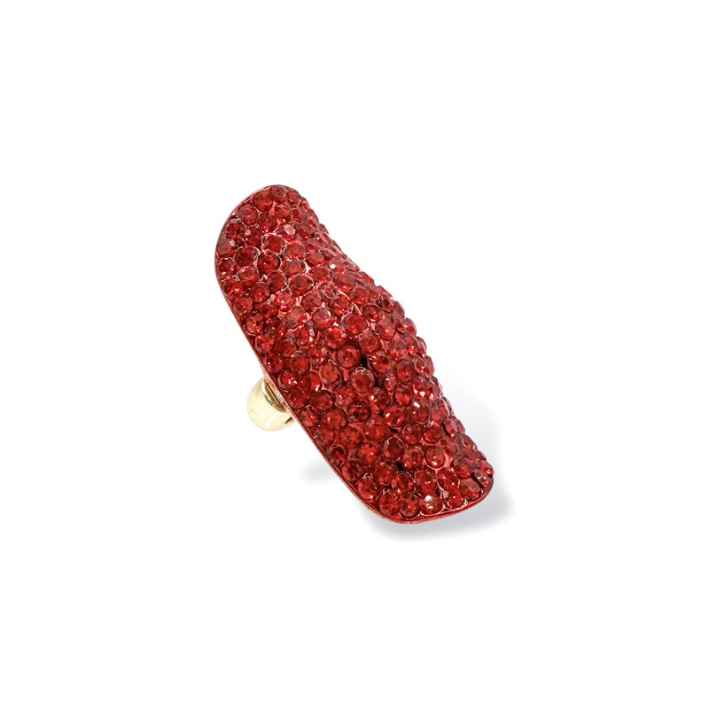 Bigger Moves Red Adjustable Ring *Final Sale*