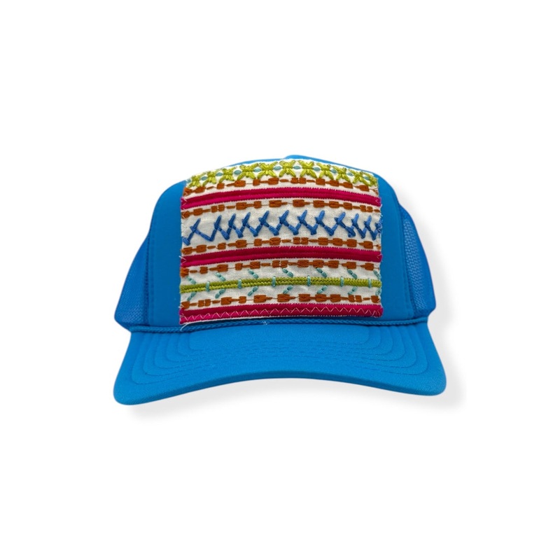 Kilim Trucker Hat – Electric Blue 34