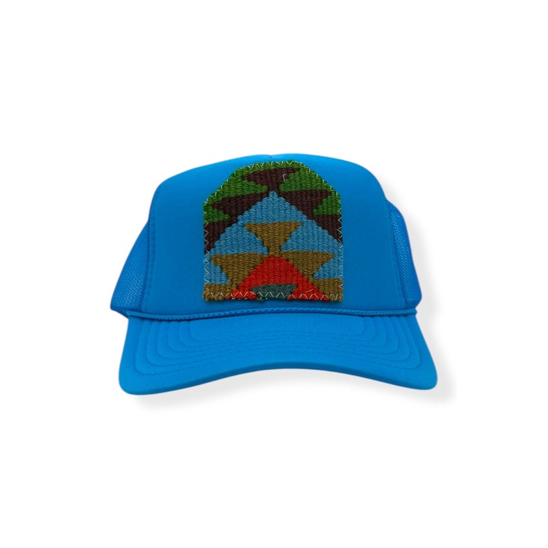 Kilim Trucker Hat – Electric Blue 35