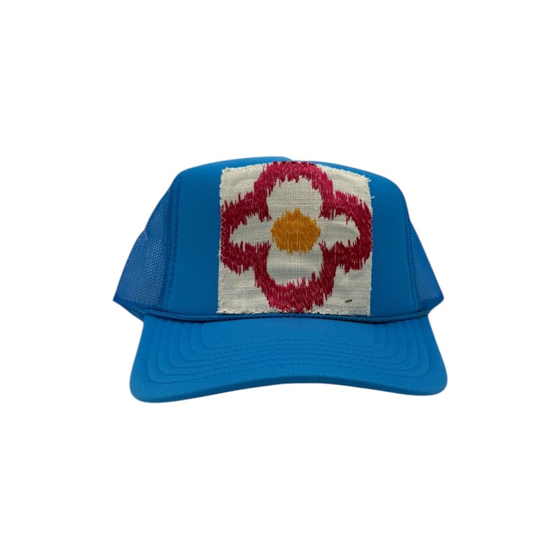 Kilim Trucker Hat – Electric Blue 36