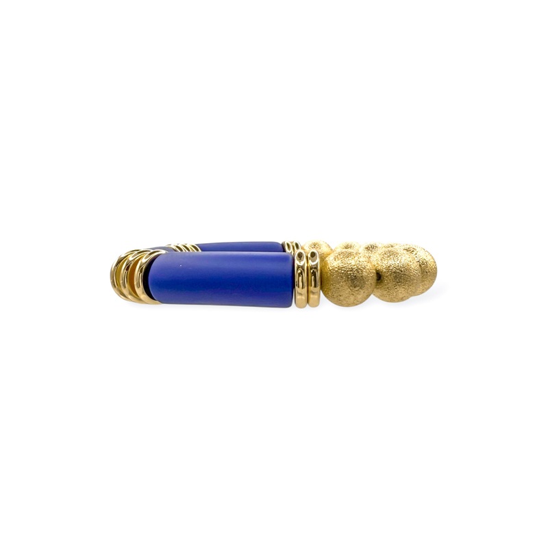 You’re So Fine Royal Blue and Gold Stretch Bracelet
