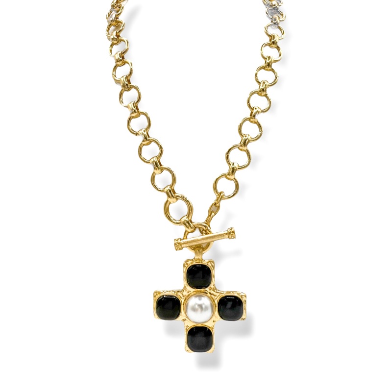 Yours Truly Cross Chain Necklace
