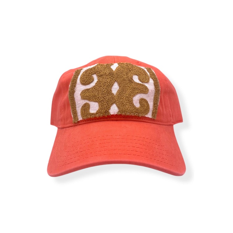 Kilim Baseball Hat Coral 14