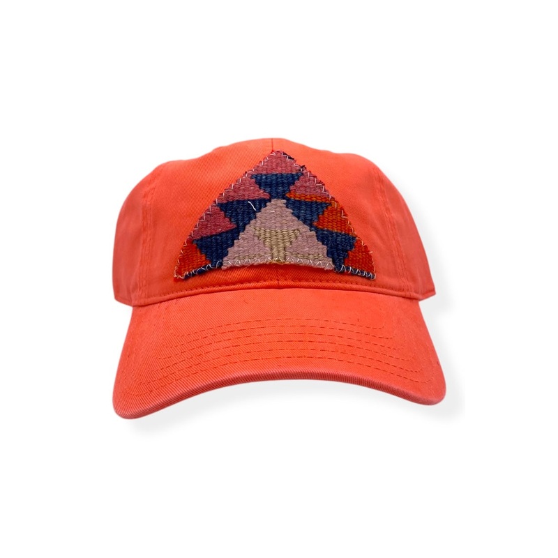 Kilim Baseball Hat Coral 7