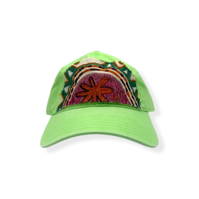 Kilim Baseball Hat – Lime 105