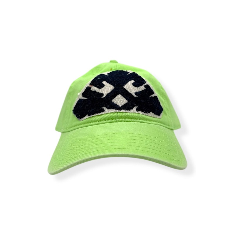 Kilim Baseball Hat – Lime 106