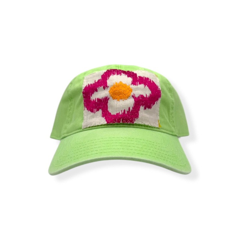 Kilim Baseball Hat – Lime 113