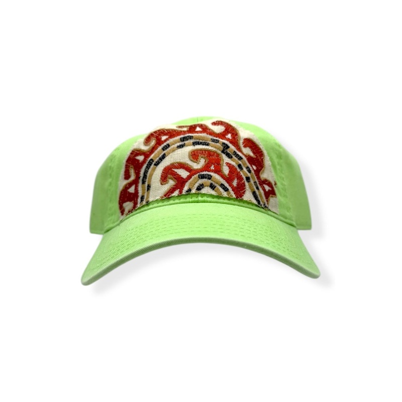 Kilim Baseball Hat – Lime 87
