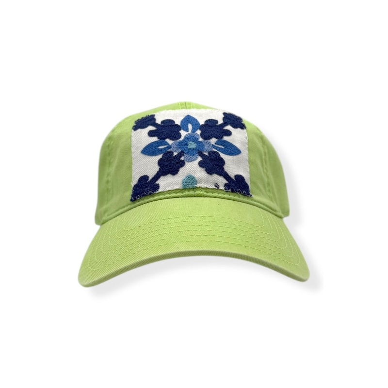 Kilim Baseball Hat – Lime 99