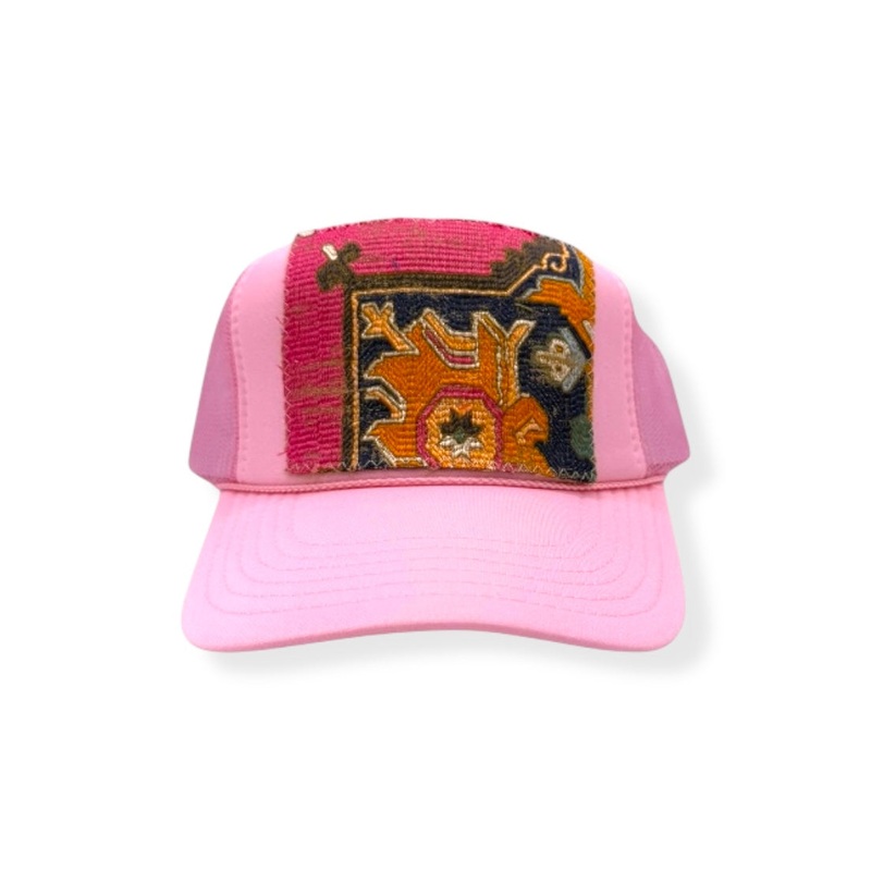 Kilim Trucker Hat – Baby Pink 122