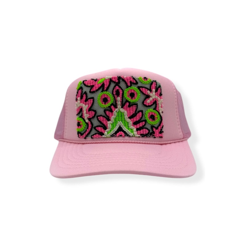 Kilim Trucker Hat – Baby Pink 145