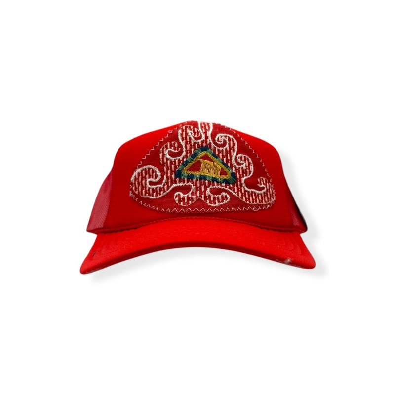 Kilim Trucker Hat – Red 244