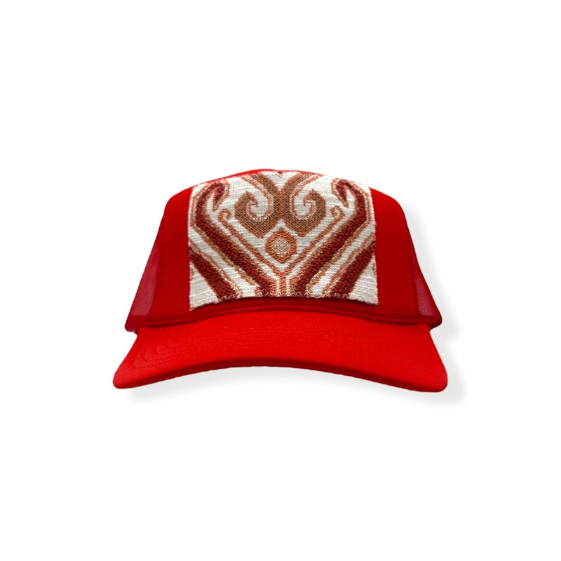 Kilim Trucker Hat – Red 245