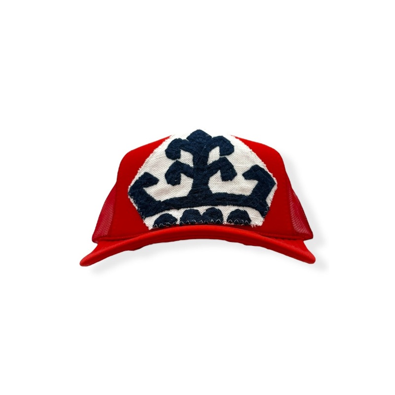 Kilim Trucker Hat – Red 247