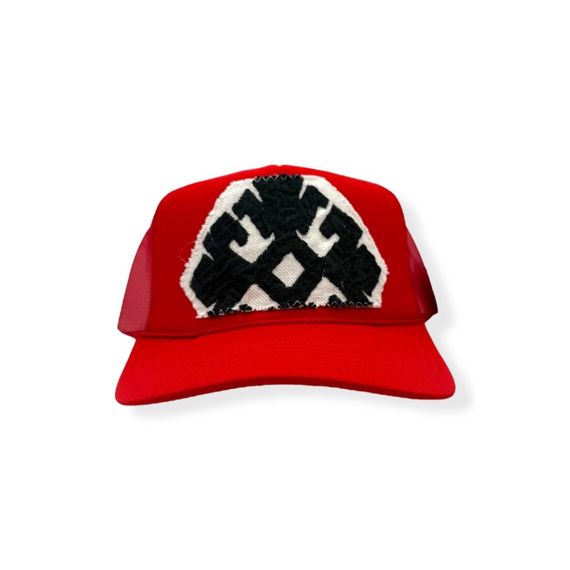 Kilim Trucker Hat – Red 256