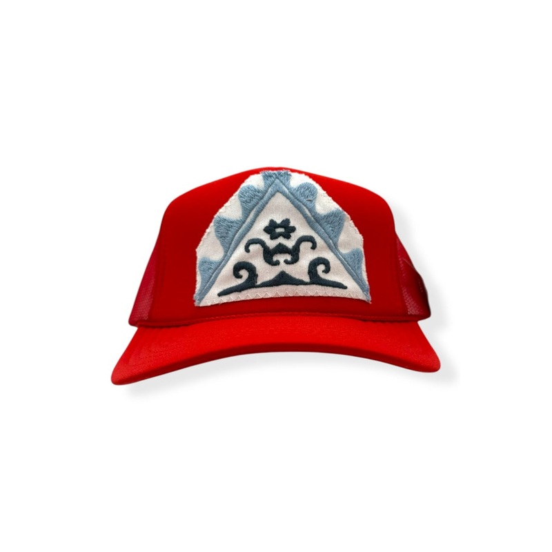 Kilim Trucker Hat – Red 261