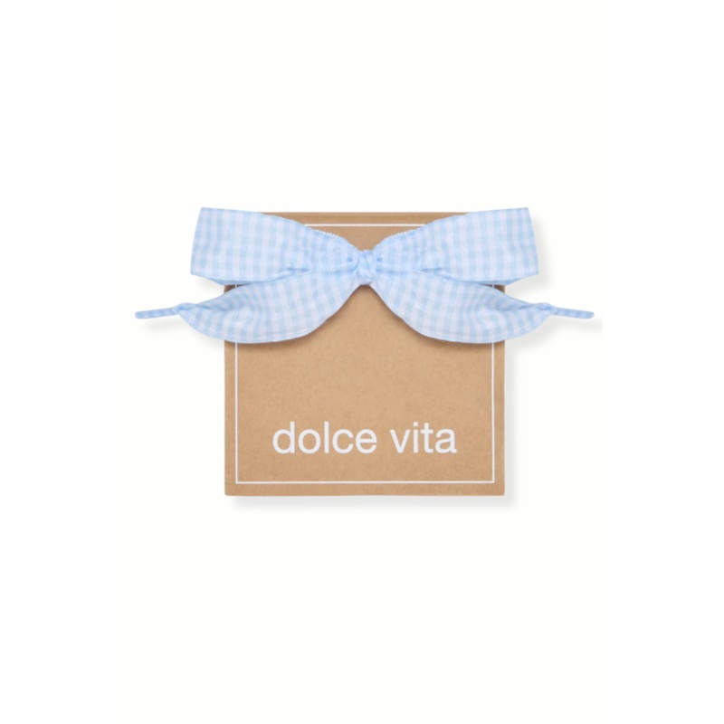 Dolce Vita Gingham Blue Multi Shoe Laces