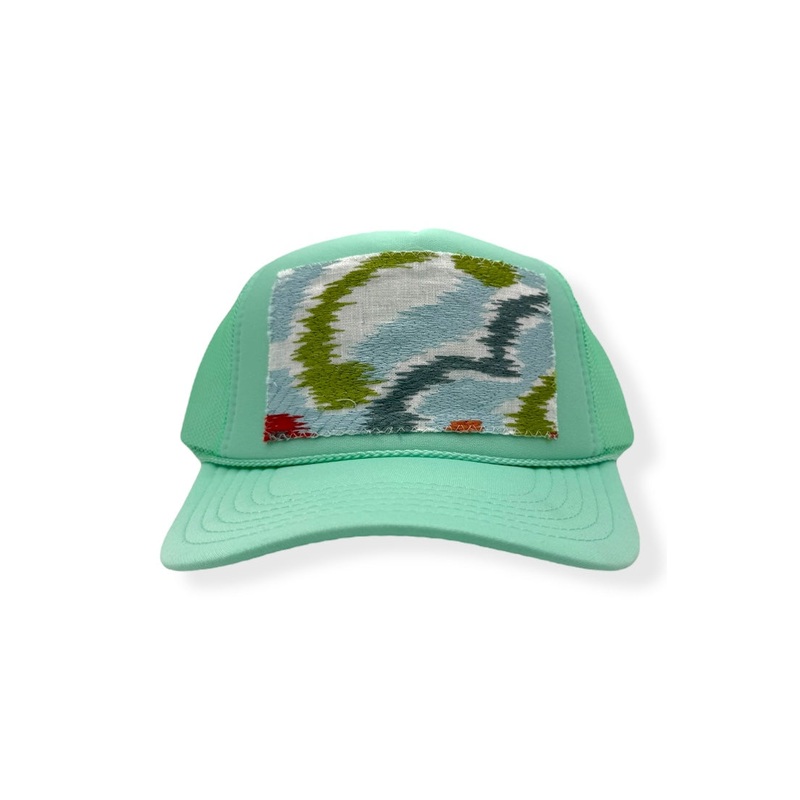 Kilim Trucker Hat – Seafoam 127