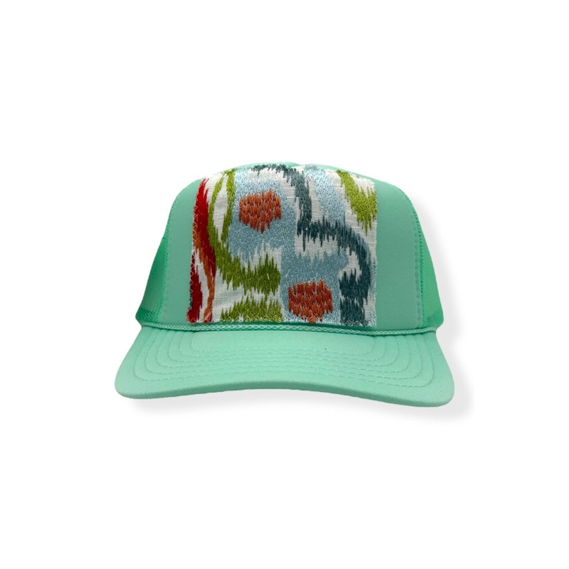 Kilim Trucker Hat – Seafoam 133