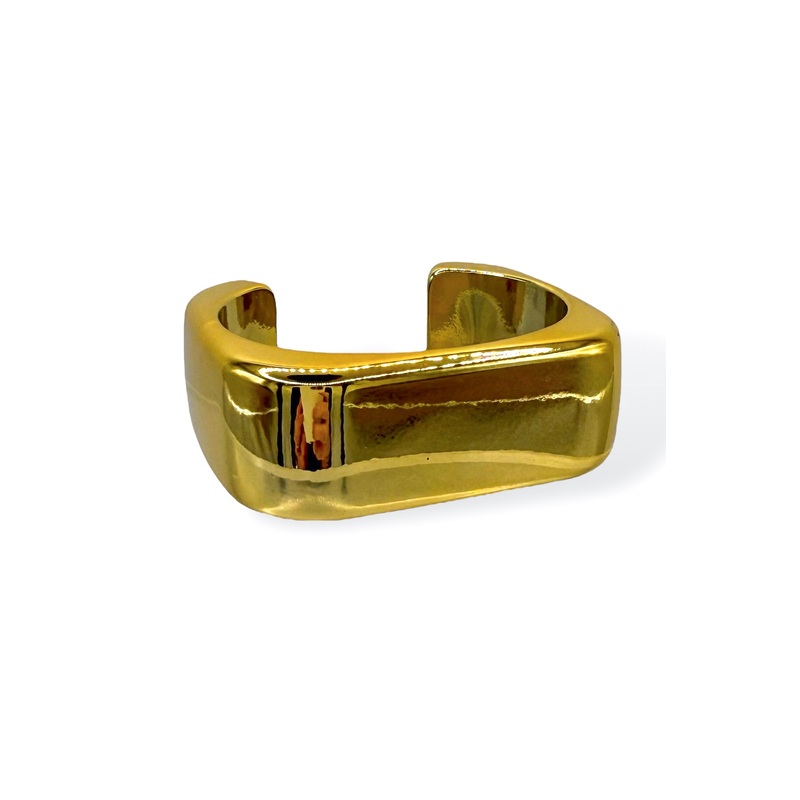 All the Time Gold Cuff Bracelet