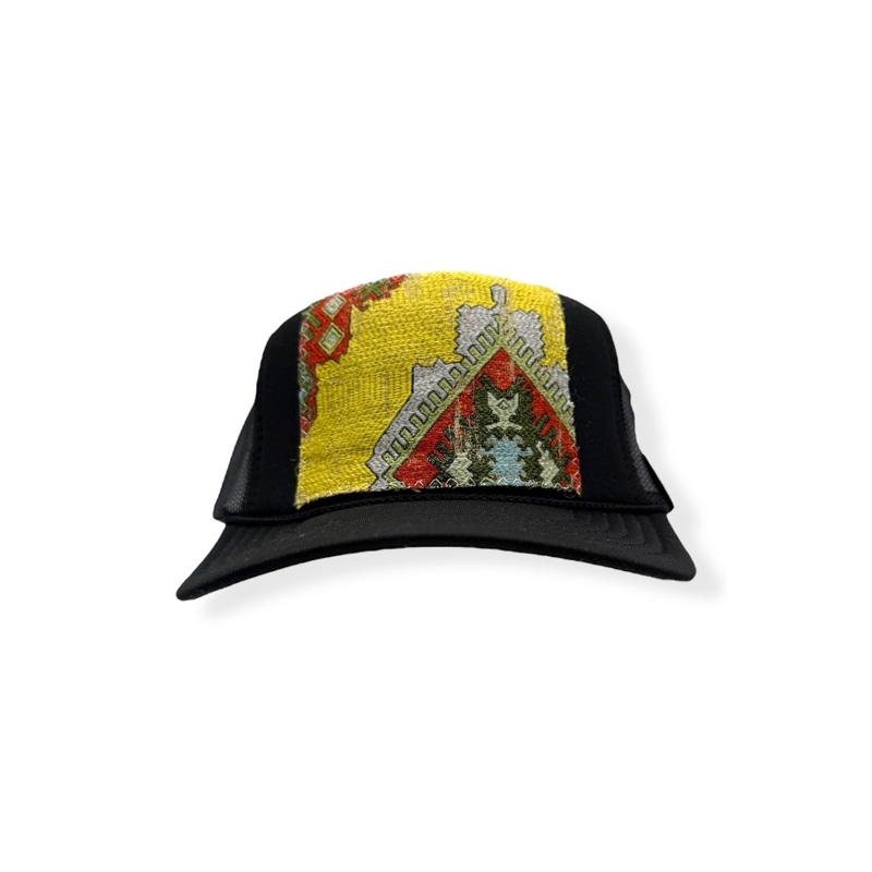 Kilim Trucker Hat – Black 366