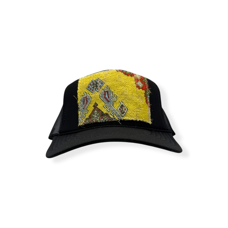 Kilim Trucker Hat – Black 367
