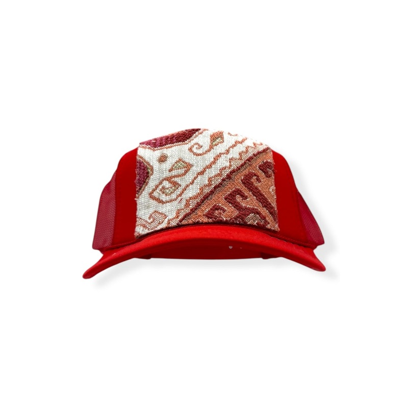 Kilim Trucker Hat – Red 240