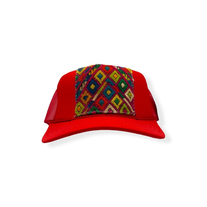 Kilim Trucker Hat – Red 249