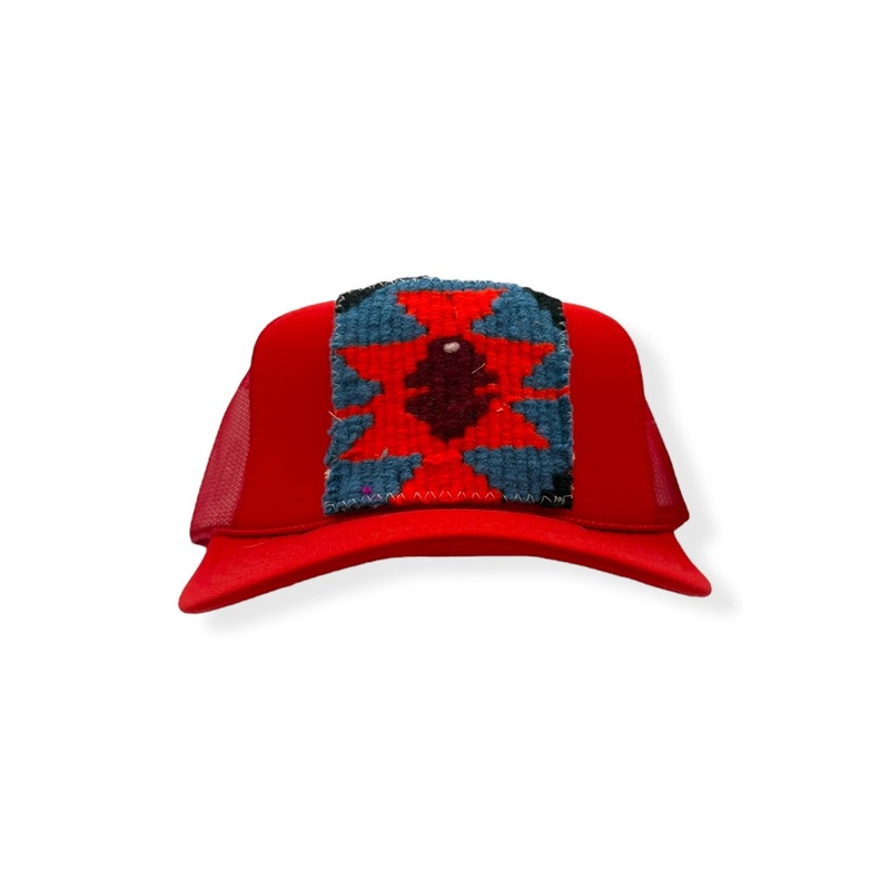 Kilim Trucker Hat – Red 259