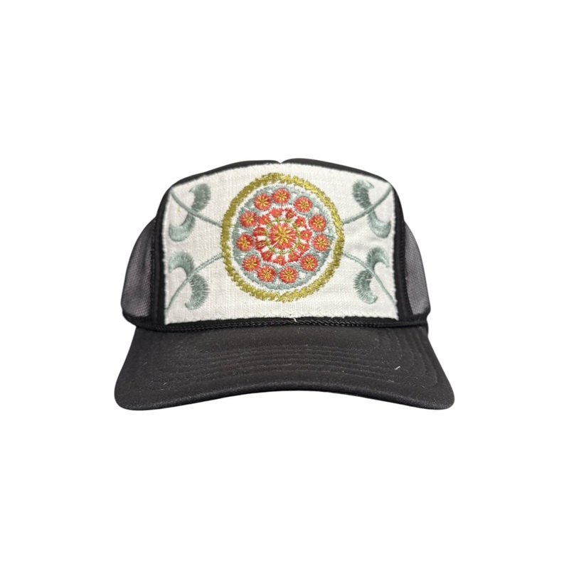 Kilim Trucker Hat – Black 385